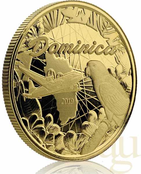 1 Unze Goldmünze EC8 Dominica - The Nature Isle 2019