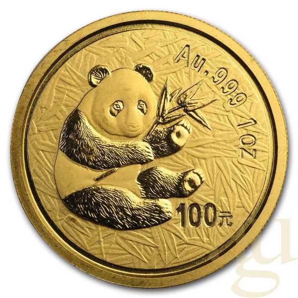 1/20 Unze Goldmünze China Panda 2000