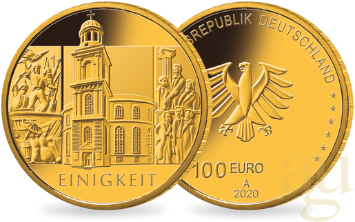 2 × 1/2 Unze Goldmünze - 100 Euro Deutschland gemischt