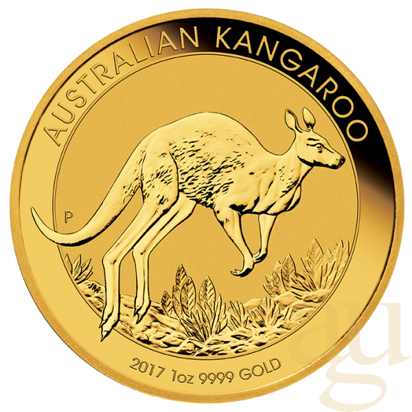 1 Unze Goldmünze Australien Känguru 2017