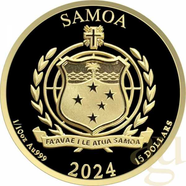 1/10 Unze Goldmünze Samoa Golden Eagle 2024