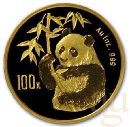 1/20 Unze Goldmünze China Panda 1995