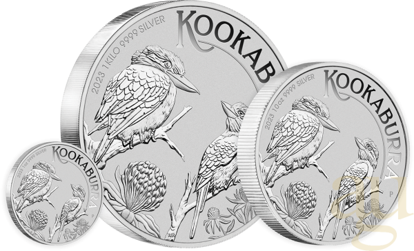 1 Unze Silbermünze Australien Kookaburra 2023