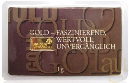 2,5 Gramm Goldbarren Faszination