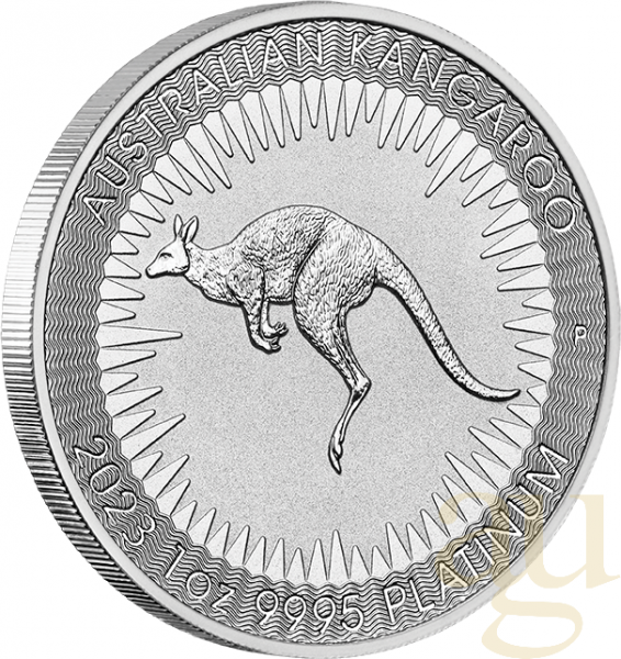 1 Unze Platinmünze Australien Känguru 2023