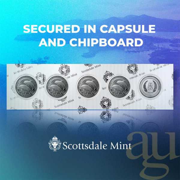 1 Unze Silbermünze EC8 Dominica - Delfin 2023