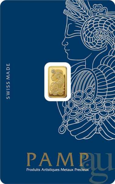 1 Gramm Goldbarren PAMP Fortuna
