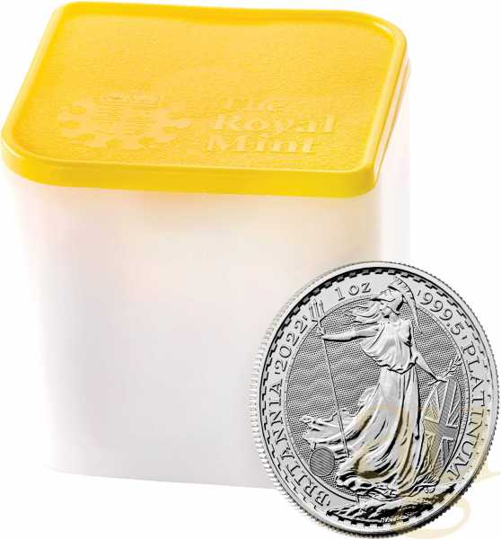 1 Unze Platinmünze Britannia 2022