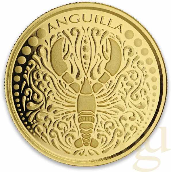 1 Unze Goldmünze EC8 Anguilla - Lobster 2018