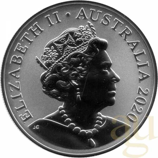 1 Unze Silbermünze Australien Känguru 2020 (RAM)