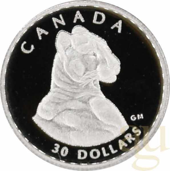 1/10 Unze Platinmünze Kanada Puma 1992