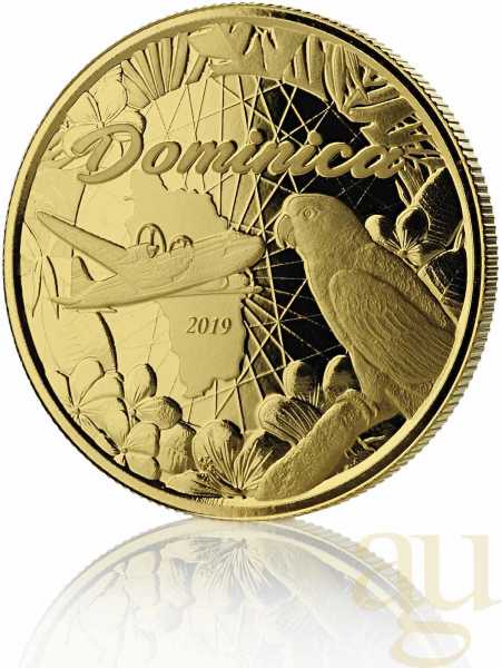 1 Unze Goldmünze EC8 Dominica - The Nature Isle 2019