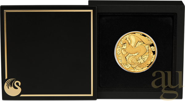 2 Unzen Goldmünze Australien Phönix 2022 - High Relief - polierte Platte