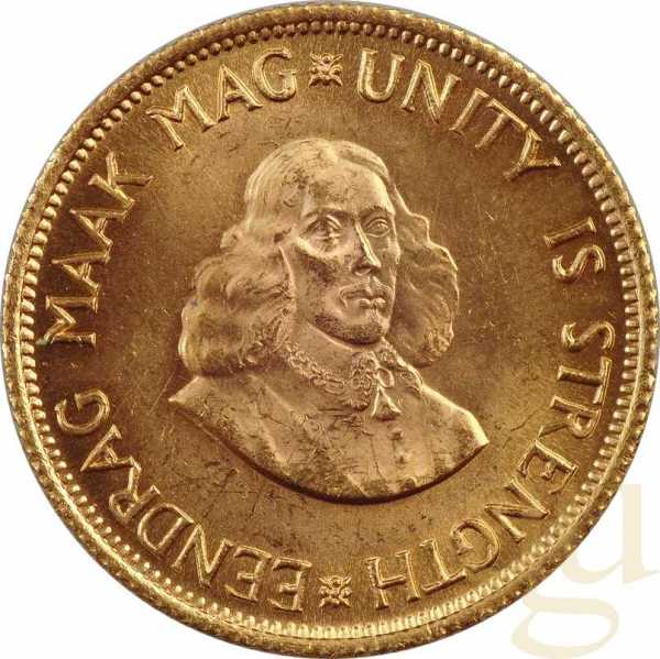 2 Rand Goldmünze Südafrika