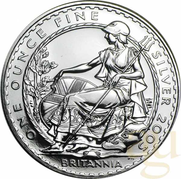 1 Unze Silbermünze Britannia 2005