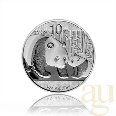 5 Unzen Silbermünze China Panda 2011 proof