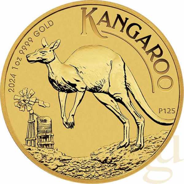 1 Unze Goldmünze Australien Känguru 2024