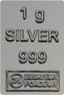 100 x 1g Silber Tafelbarren - Combibarren