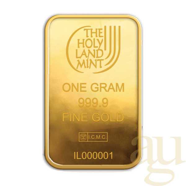 1 Gramm Goldbarren The Holy Land Mint - Dove of Peace