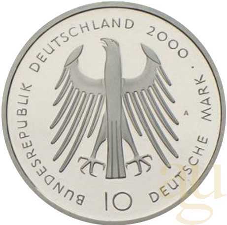 10 DM Gedenkmünzen BRD 925er Silber (1998-2001)
