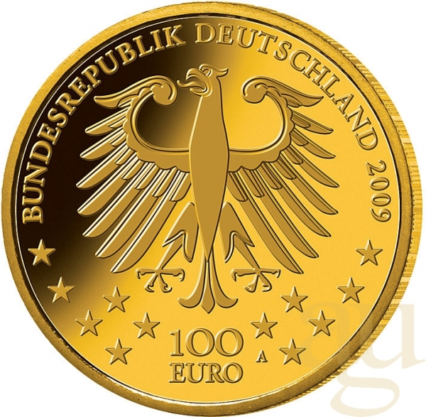 1/2 Unze Goldmünze - 100 Euro Trier 2009 (D)