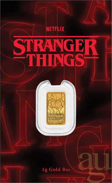 1 Gramm Goldbarren Perth Mint - Stranger Things