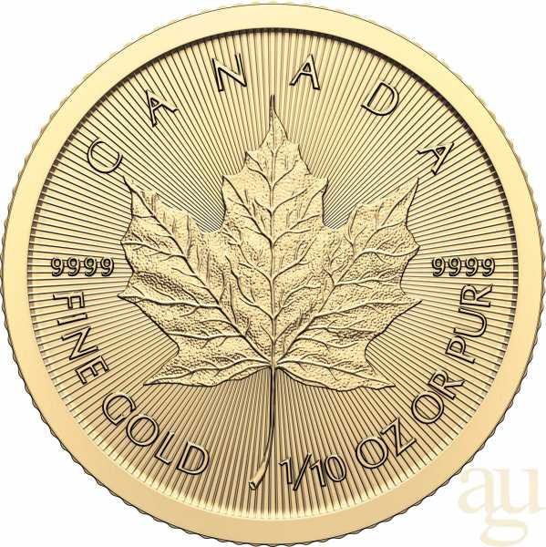 1/10 Unze Goldmünze Maple Leaf 2024