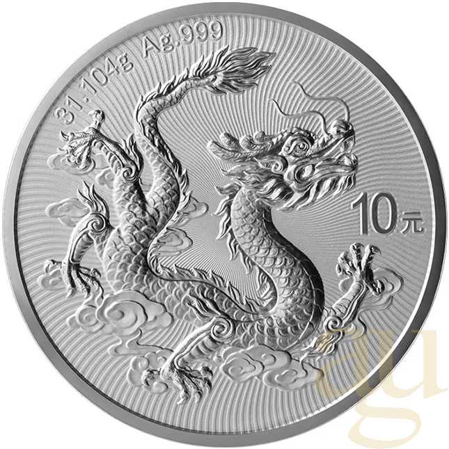 Jinhao Tintenroller 'Nachkommen Des Drachen' – Silber Mit Goldenen Drachen, Inkl. Mine