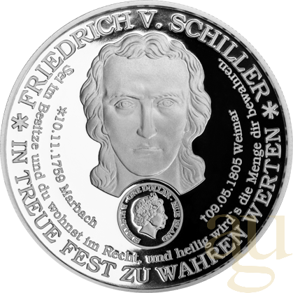 1 Unze Silber Bürgermünze Germania - polierte Platte