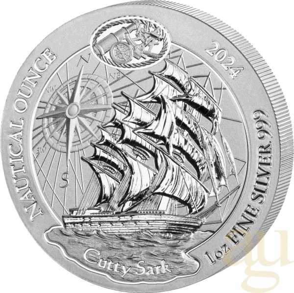 1 Unze Silbermünze Ruanda Nautical Serie - Cutty Sark 2024