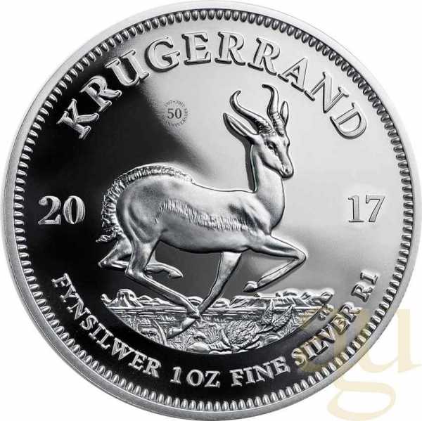 1 Unze Silbermünze Krügerrand 2017 - polierte Platte