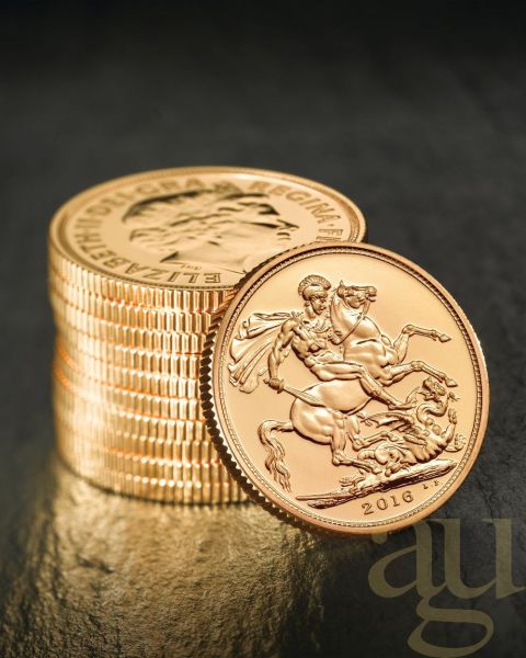 1 Pfund Goldmünze Sovereign Elisabeth 2015