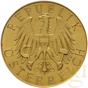 25 Schilling Goldmünze Republik Österreich