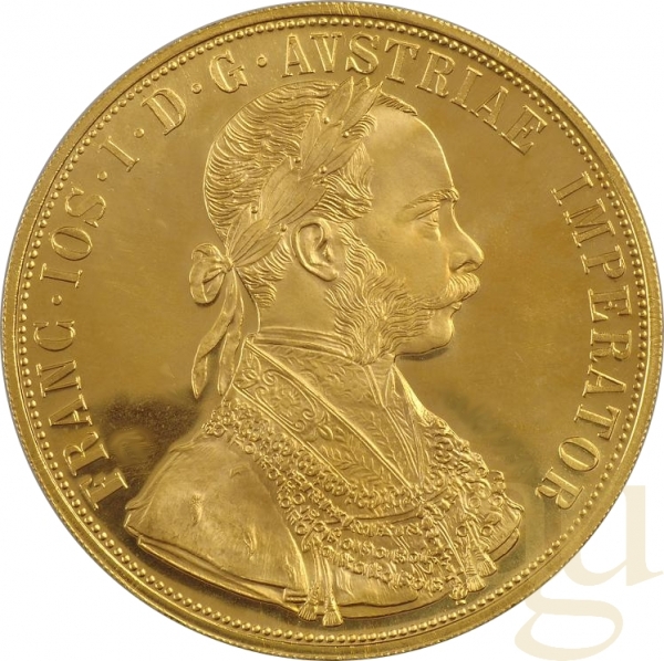 4 Dukat Goldmünze Österreich prägefrisch