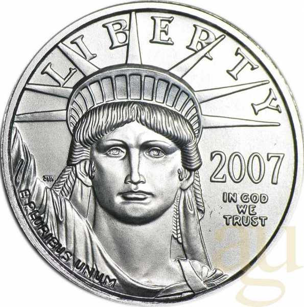 1/4 Unze Platinmünze American Eagle