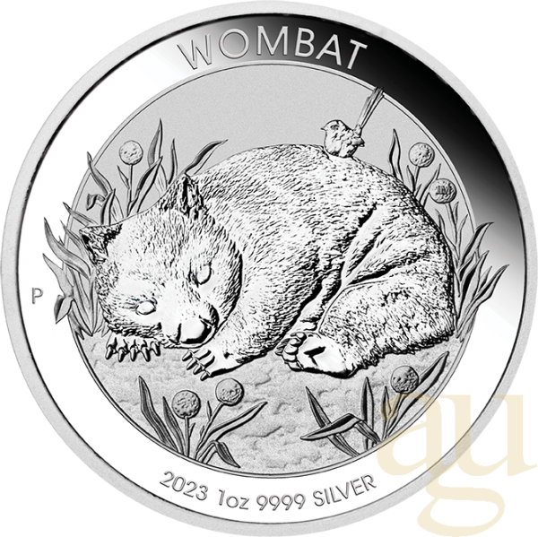 1 Unze Silbermünze Australien Wombat 2023