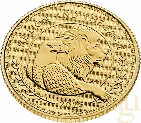 1/10 Unze Goldmünze British Lion and American Eagle 2025