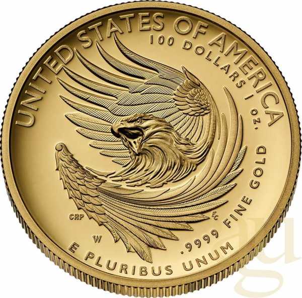 1 Unze Goldmünze American Liberty 2025 High Relief - polierte Platte