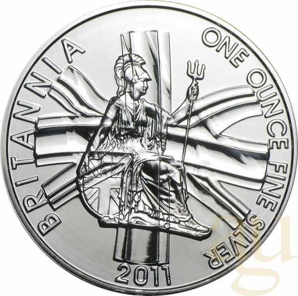 1 Unze Silbermünze Britannia 2011