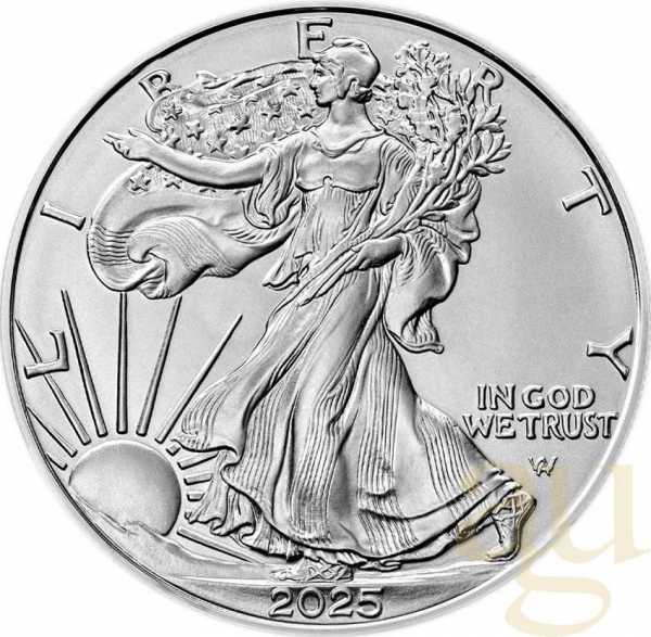 1 Unze Silbermünze American Eagle 2025