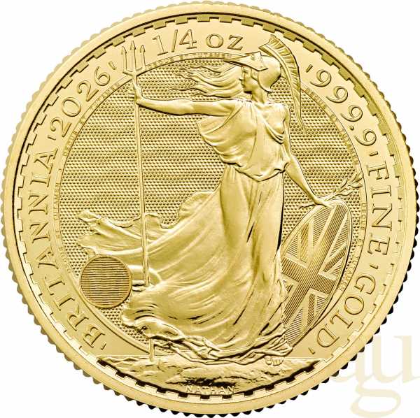 1/4 Unze Goldmünze Britannia 2026