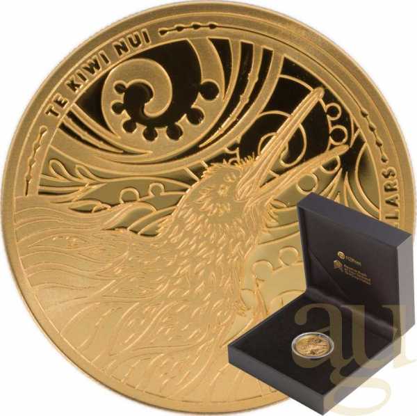 1/4 Unze Goldmünze Neuseeland Kiwi 2026 - polierte Platte