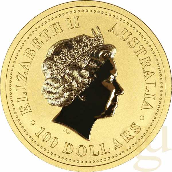 1/20 Unze Goldmünze Australien Lunar I Ziege 2003