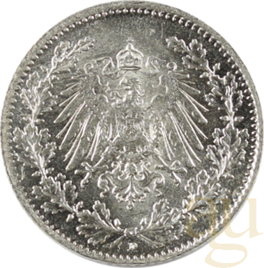 1/2 Mark Silbermünze Kaiserreich