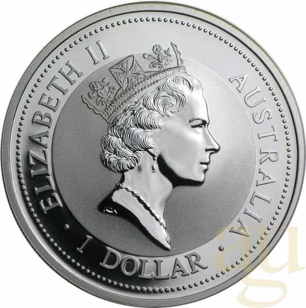 1 Unze Silbermünze Australien Kookaburra 1994