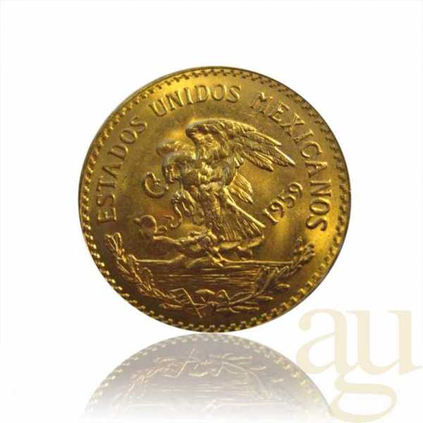 20 Veinte Pesos Goldmünze Mexiko Aztekenkalender
