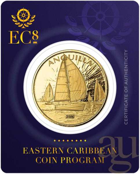 1 Unze Goldmünze EC8 Anguilla - Regatta 2023