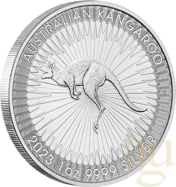 1 Unze Silbermünze Australien Känguru 2023