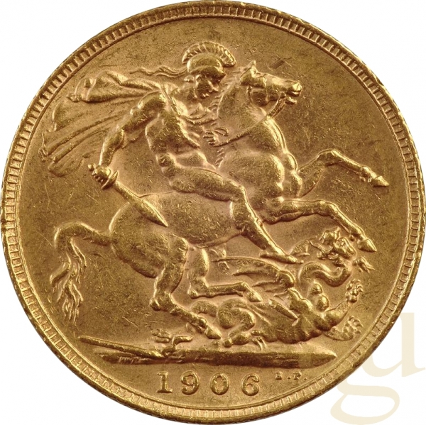 1 Pfund Goldmünze Sovereign Edward VII