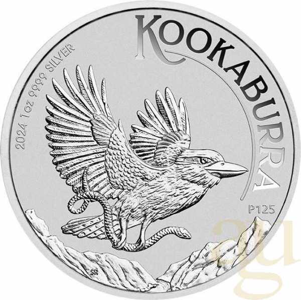 1 Unze Silbermünze Australien Kookaburra 2024